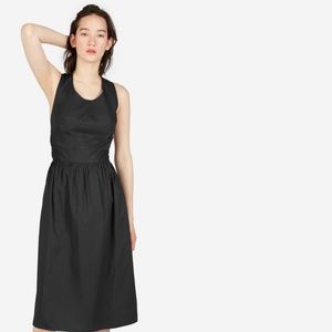 Everlane Clean Cotton Cross-Back Dress